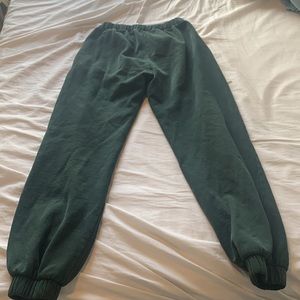 Forest green sweatpants